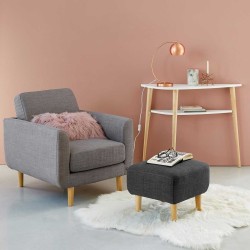 Fauteuil style scandinave vintage Jimi