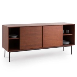 Buffet Enfilade bois foncé Noyeto