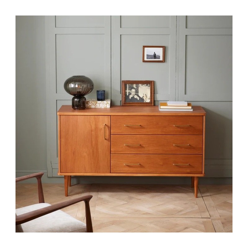 Commode bois Mid-century