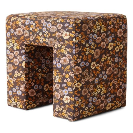 Tabouret fleuri Lobby