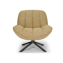 Fauteuil rotatif tweed Willow