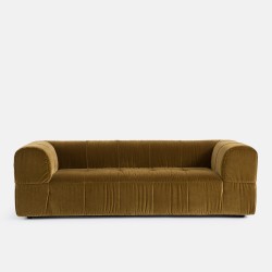 Canapé en velours bronze Lizzy