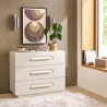 Commode laquée ivoire Newcool